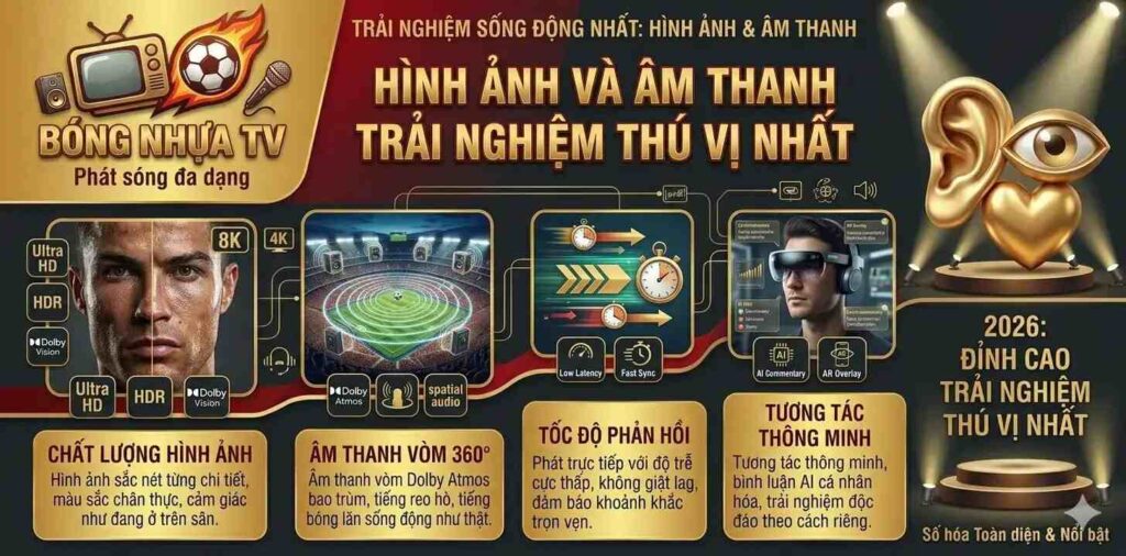 Hình ảnh và âm thanh trải nghiệm thú vị nhất