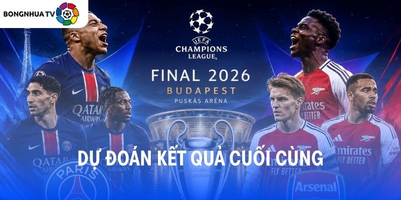Soi kèo Arsenal vs PSG 23:00 30/05/2026 6 Soi kèo tỷ số chung cuộc là 2-1 nghiêng về phía Arsenal.