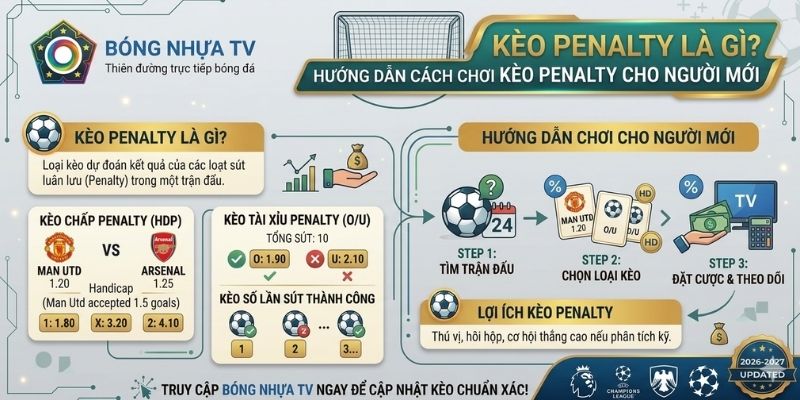 Kèo Penalty là gì? Hướng dẫn cách chơi kèo Penalty cho người mới
