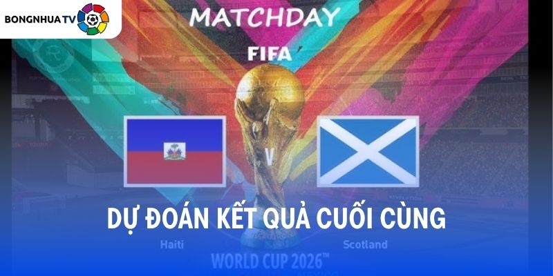 Soi kèo Haiti vs Scotland 08:00 14/6/2026 FIFA World Cup 2026 7 Dự đoán kết quả trận đấu Haiti vs Scotland
