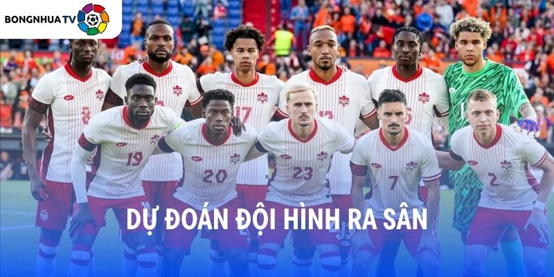 Dự đoán đội hình ra sân Canada vs Qatar